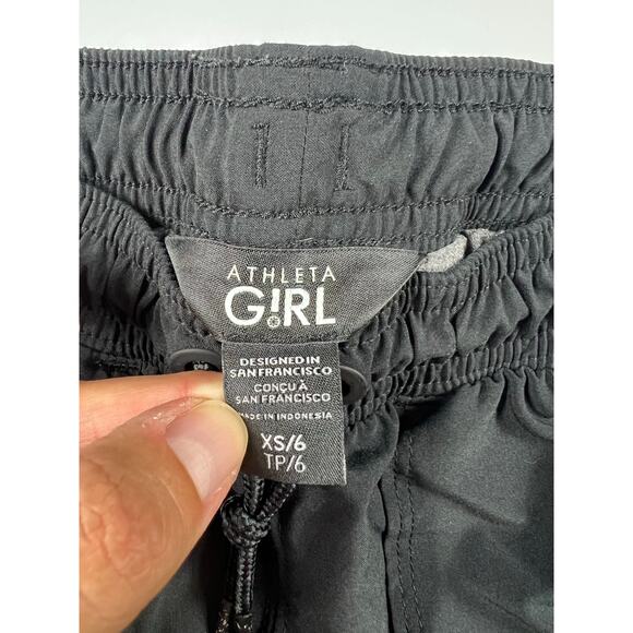 Athleta Girl Cozy Lined Joggers Black Size XS 6 - Picture 4 of 7
